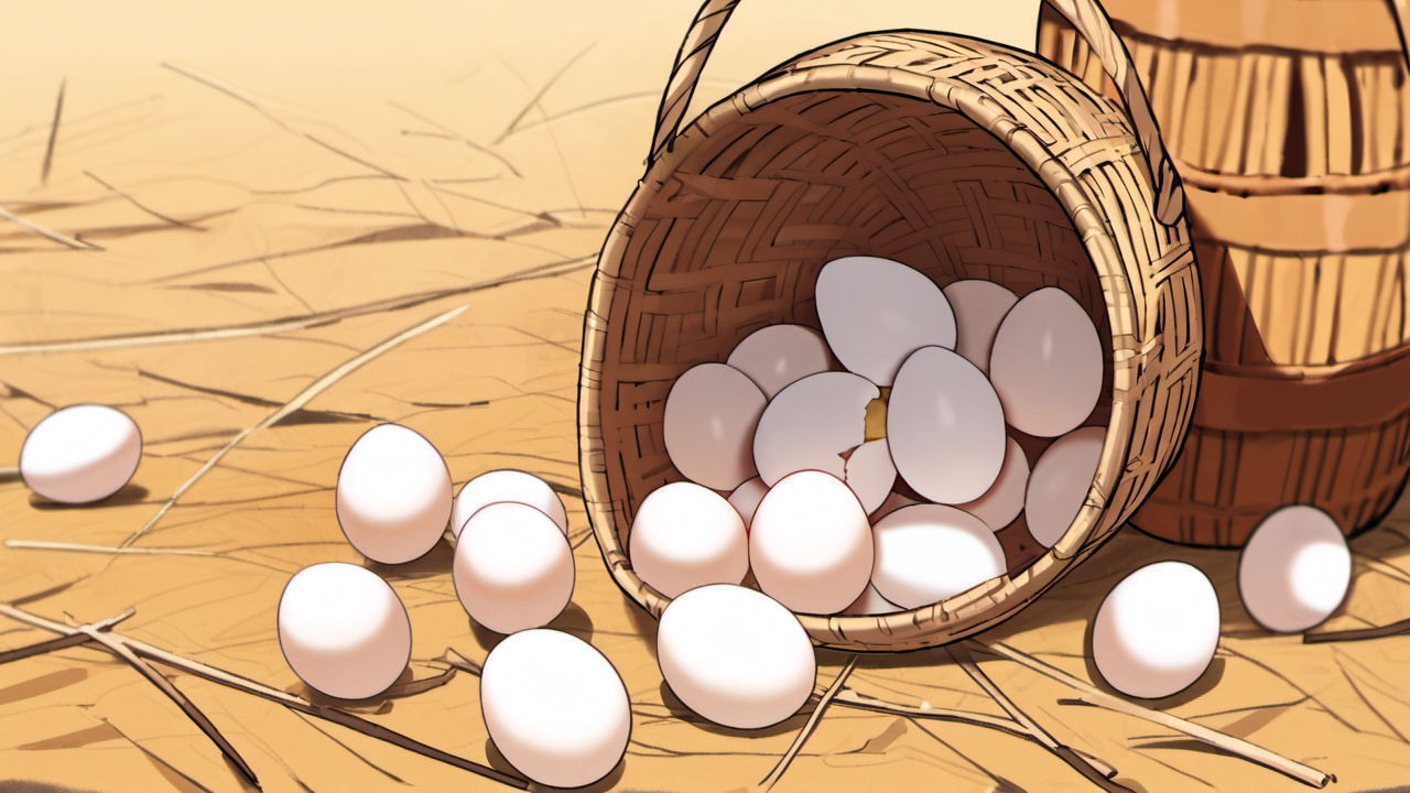 Don’t put all your eggs in one basket.